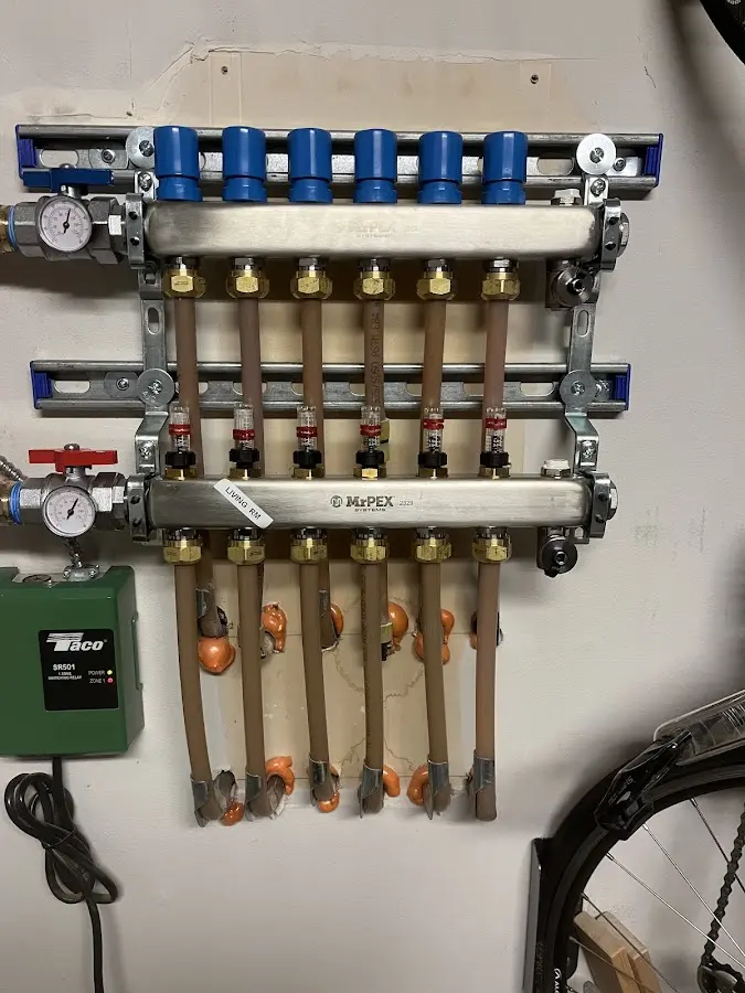 Plumber performing Gas Leak Detection at a residential property in Mayfield